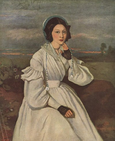 Claire Sennegon by Jean Baptiste Camille Corot